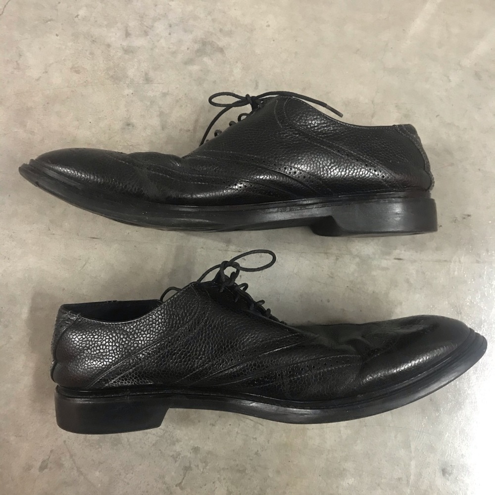 Men's Nike Air Black Leather Shoes